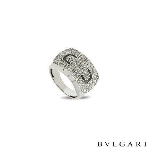 Bvlgari white gold diamond - white,