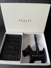RADLEY GIFT SET BLACK PASSPORT HOLDER AND LUGGAGE TAG BRAND NEW AND BOXED R19