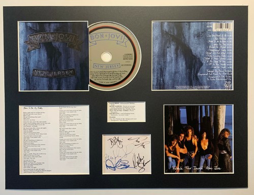 Bon jovi signed autographed - jovi,