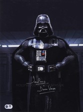 JAMES EARL JONES & DAVE PROWSE Star Wars 12"x16" ACG Certified GENUINE AUTOGRAPH