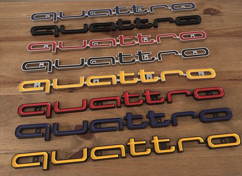 Quattro badge for - quattro, honeycomb
