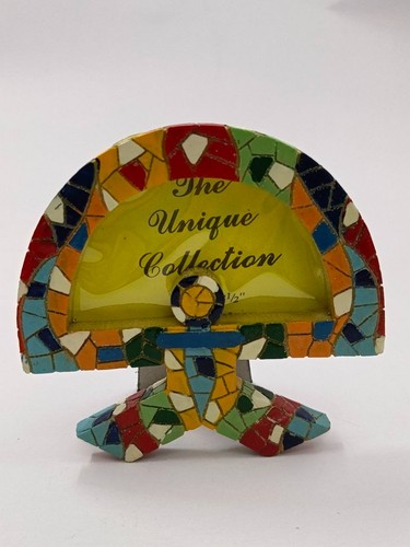 Colorful mosaic mushroom - colorful, photo