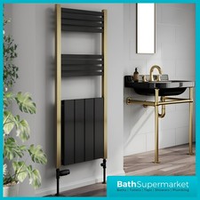 Gold Black Heated Towel