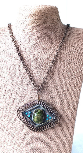 Vintage egyptian revival green - vintage,