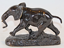 Small Bronze Charging African
