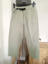 Snow Peak Light Mountain Cloth Pants Trousers Sage Green Chinos MED 30" Japanese