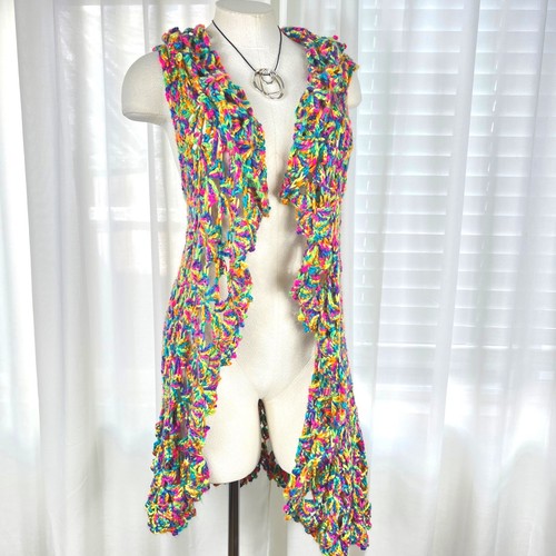 Handmade crochet long duster - crochet,