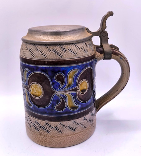 German beer stein pewter - stein,