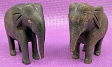 A Pair of Handcarved Hard Wood