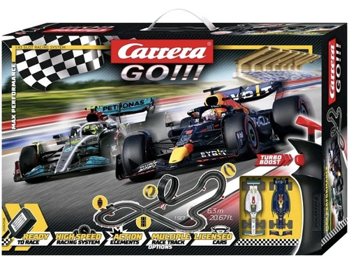 Carrera slot car set red - carrera,