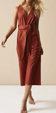 Designer REISS Daphne jumpsuit size 12 --BRAND NEW-- cotton cross back