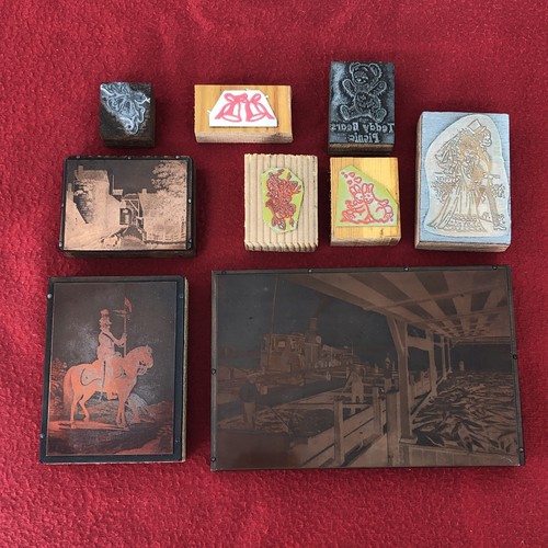 Letterpress printing blocks - letterpress,