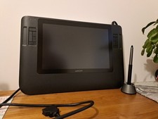 Wacom Cintiq 12 Drawing LCD Tablet DTZ-1200W, Pen + Stand + Cables