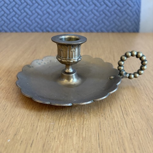 Brass candlestick holder - candlestick,