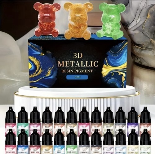 Alcohol ink set metallic - set,