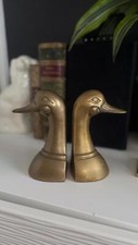 Pair of Vintage solid brass