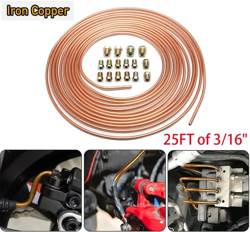 Iron copper brake line - 1x,