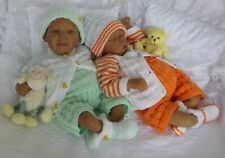 BABY KNITTING PATTERNS DK 79 LENTE UNISEX OR REBORN DOLLS PRECIOUS NEWBORN KNITS