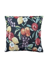 Fruits Black Tapestry Zipped