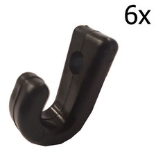 6 x KAYAK LASHING HOOKS TIE