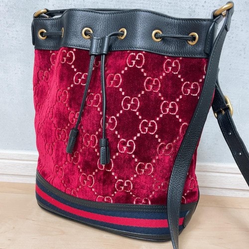 Gucci velvet drawstring - velvet,