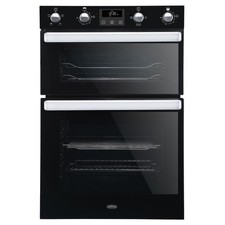 Belling 90cm Electric Double Oven with Programmable Timer Black BI902FP