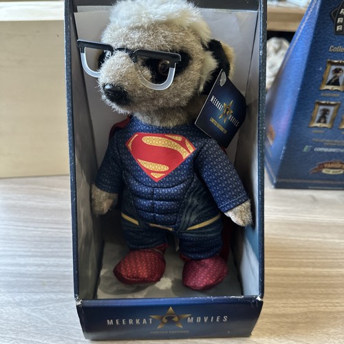 Meerkat sergei superman plush - superman,