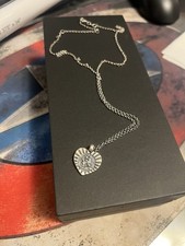 Sterling 925 Silver “Sovereign Heart” Necklace By Serge DeNimes