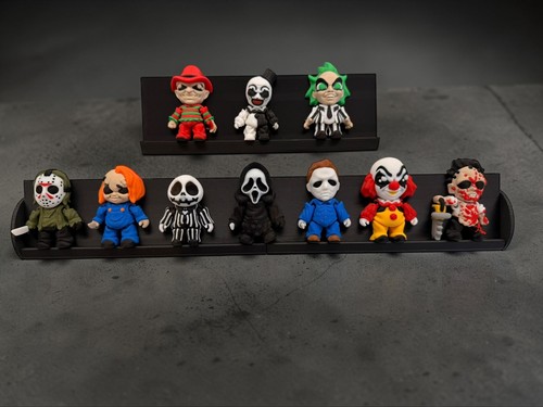 Printed mini horror figures - 3d,