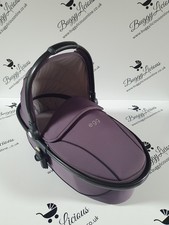 Egg Storm Grey Carrycot Egg 1 Pram Bassinet Pushchair Baby Purpley/grey