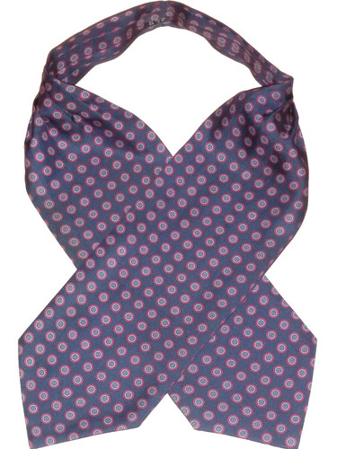 Vintage tie rack silk cravat - rack,