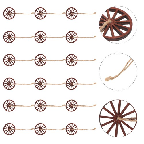36pcs wooden wagon wheel - 36pcs,