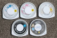 UMD Cart Only 4x Games & 1 x Film, Final Fantasy Bundle Crisis Core Dissidia PSP