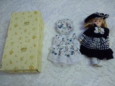 Collectors Doll Dolly With Victorian Style Clothing Dress Doll in Box