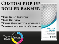 Roller banner pop display - banner, up