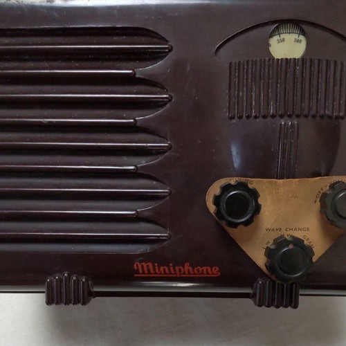 Minipnone vacuum tube radio - vacuum,