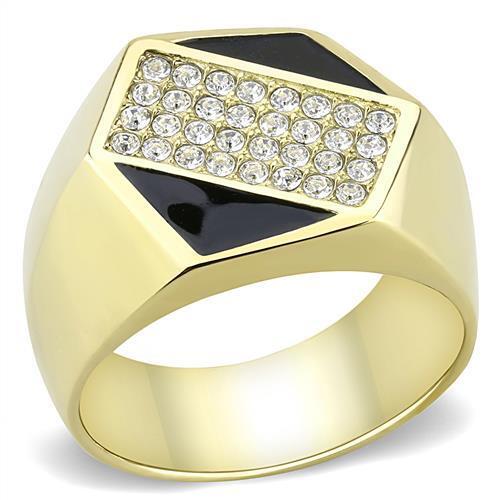 Mens gold ring onyx signet