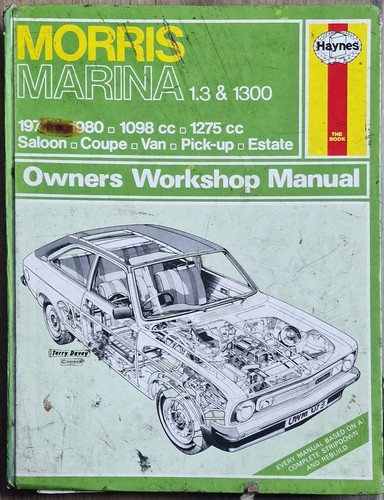 Haynes manual morris marina - marina,