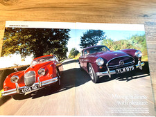 JAGUAR XK 150S vs JENSEN 541 R FRAMEABLE ORIGINAL CAR MAGAZINE REVIEW ROAD TEST