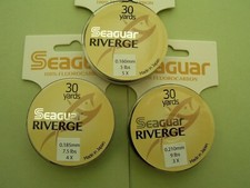 Seaguar Riverge 100% Fluorocarbon Tippet 5lb 7.5lb or 9lb 30yds