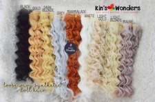 Synthetic Doll Hair Weft Loose