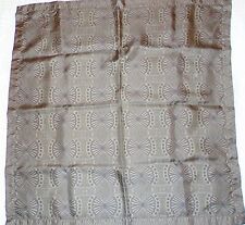Ted Baker Large Square Silk Scarf Taupe Beige Greige Naturals