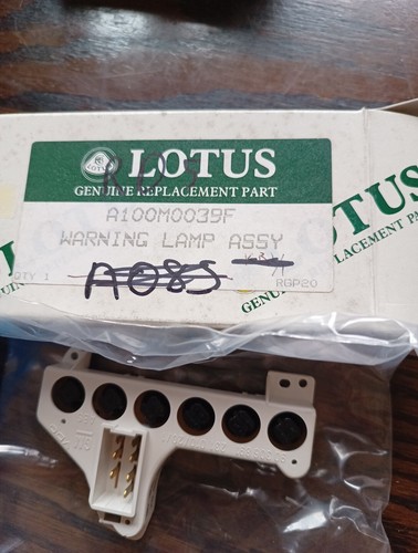 Lotus m100 warning - m100, lamp