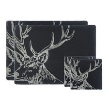 Stag Slate Coaster & Placemat
