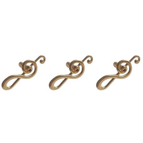 3pcs golden brass - 3pcs,