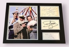 SIGNED DAVID JASON NICHOLAS LYNDHURST BUSTER MERRYFIELD OFAH MOUNTED DISPLAY 