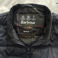Barbour Jacket Mens Large Blue