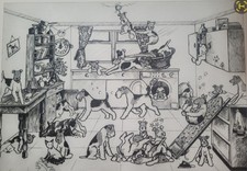 Fox Terrier Print By Ann