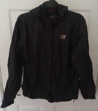 Karrimor. Women’s Weathertite Jacket. Black. Size UK 10. Purple Lining. Ladies