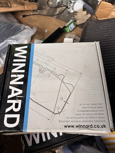 Winners wp139 brake pads - winners, maxx